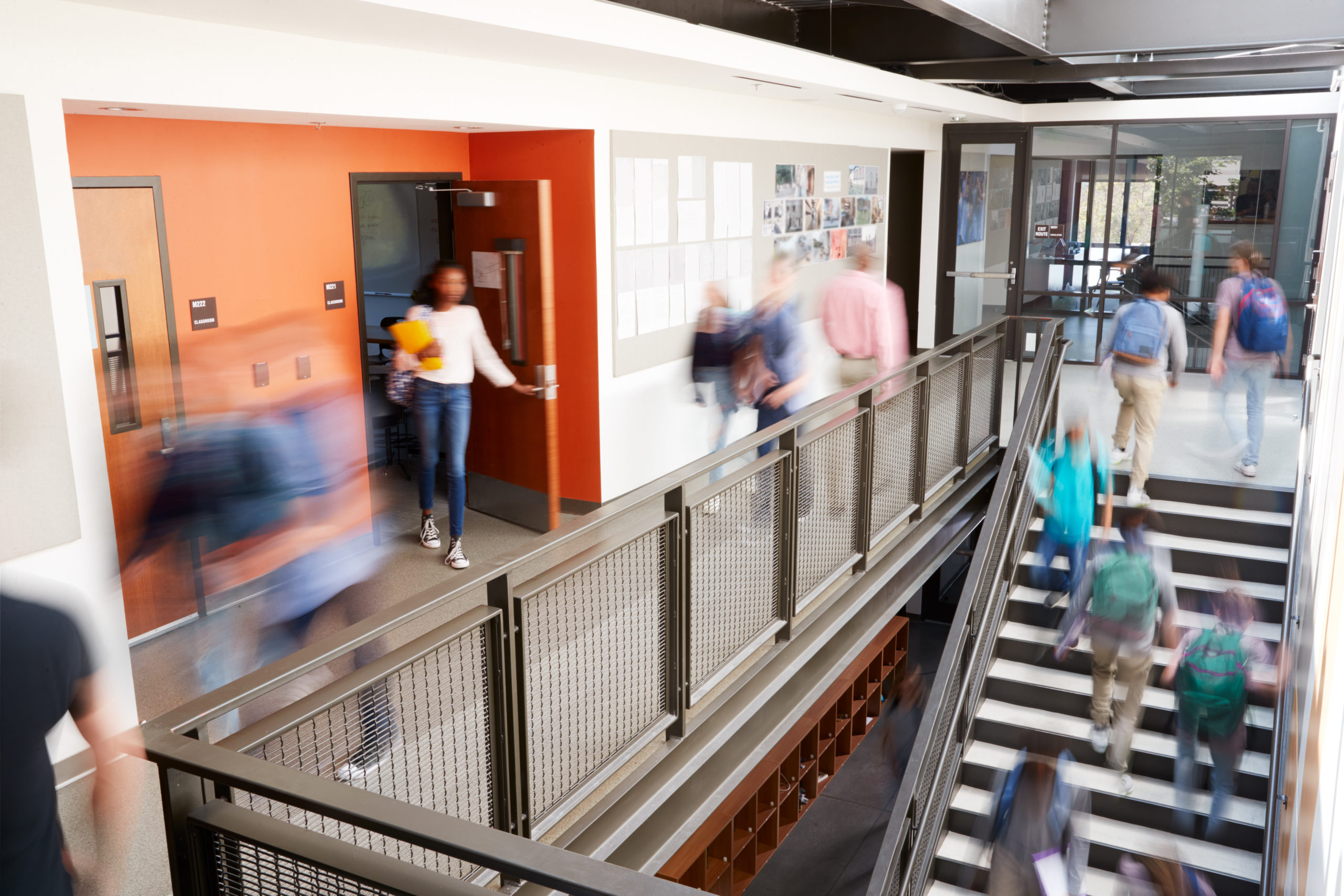 image depicting the fast paced nature of schools today