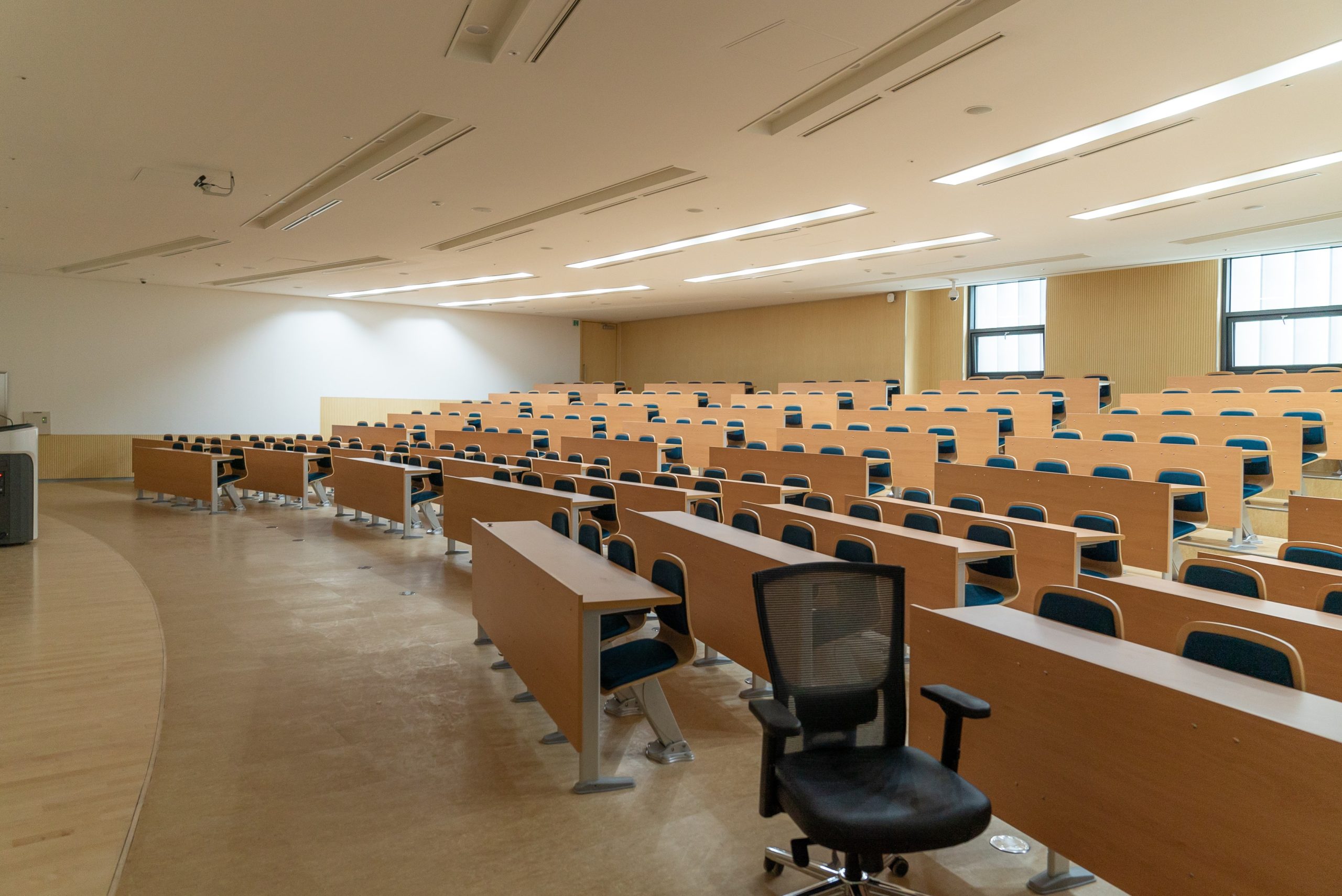 empty classroom