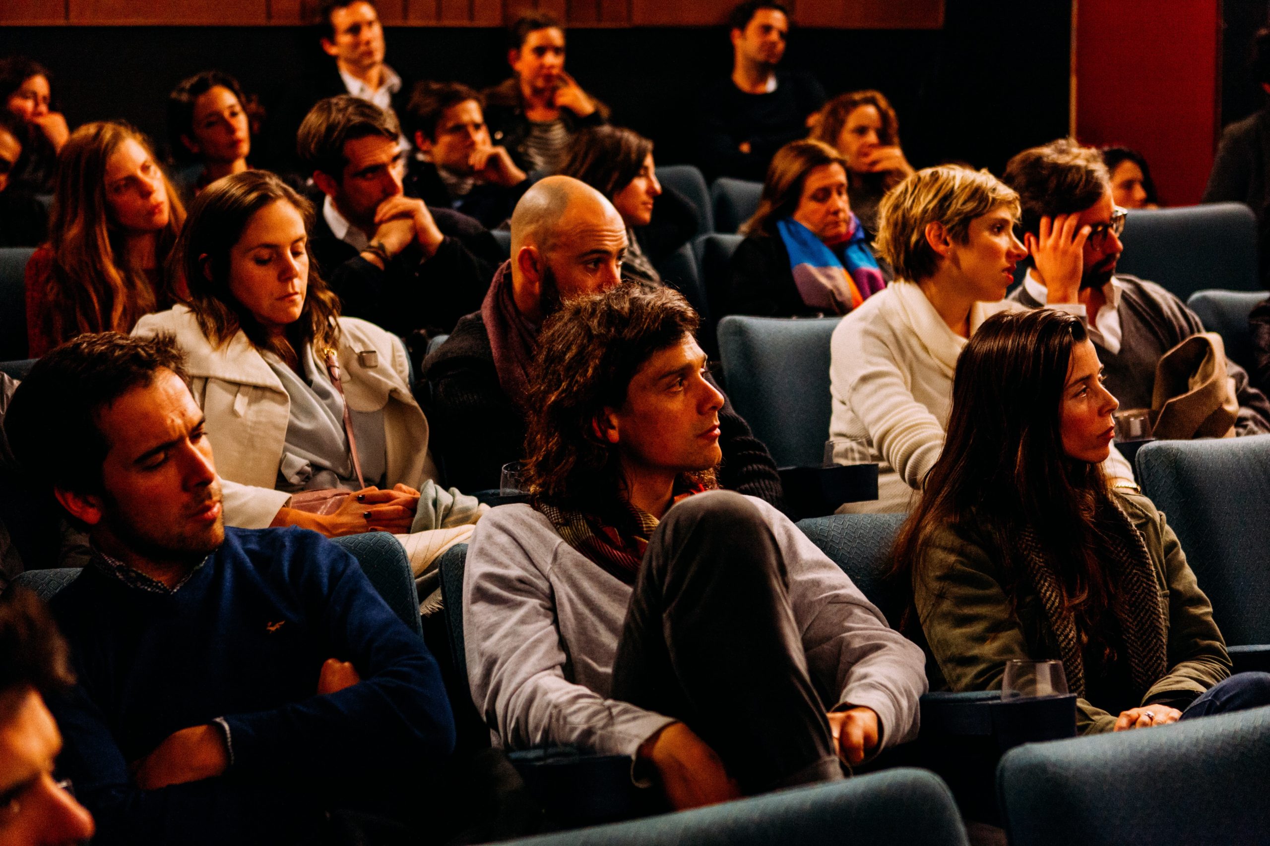 university students listening in a class